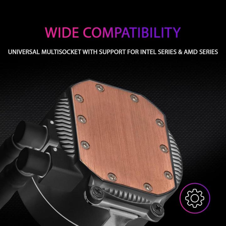 Produktbild Mars Gaming Kit Watercooling Aio Ml-One RGB - 240mm (Noir)