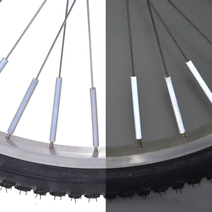 Produktbild Filmer Fahrrad-Speichenreflektoren-Set Premium 49045, silber, 36 Stück