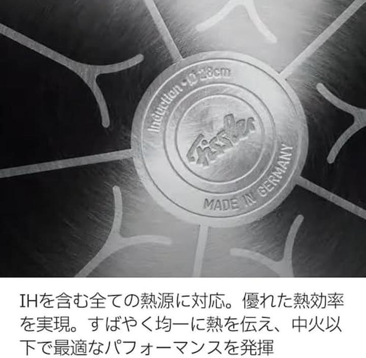 Produktbild Fissler Bratpfanne LEVITAL+ FLAT mit Abperleffekt 28 cm INDUKTION Crepepfanne (Bratpfanne, Aluminium, 28 x 7 cm)