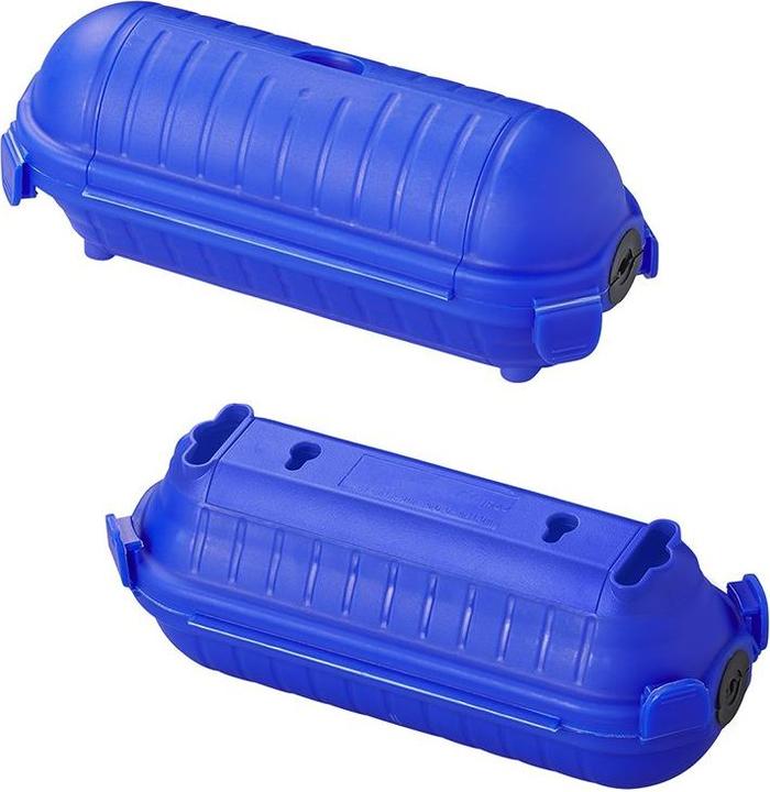 Actual product image ProPlus Safety box for Schuko plug Cable box blue