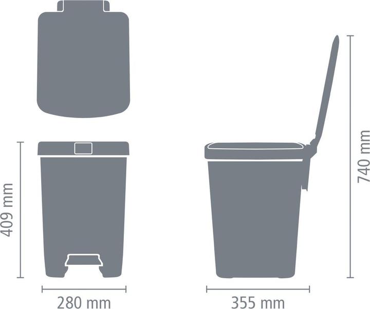 Produktbild Brabantia StepUp Bin (25 l)