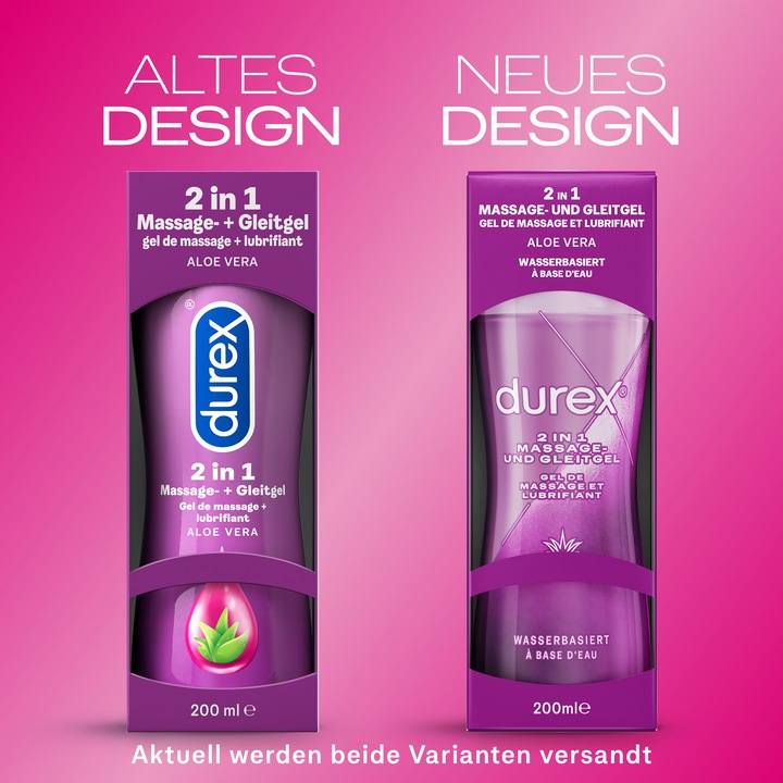 Actual product image Durex Play Massage 2 in 1 (200 ml)