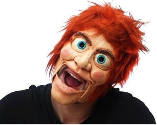 Produktbild PartyChimp Puppet Deluxe Bewegliche Mundmaske Einheitsgrösse für alle (One Size)