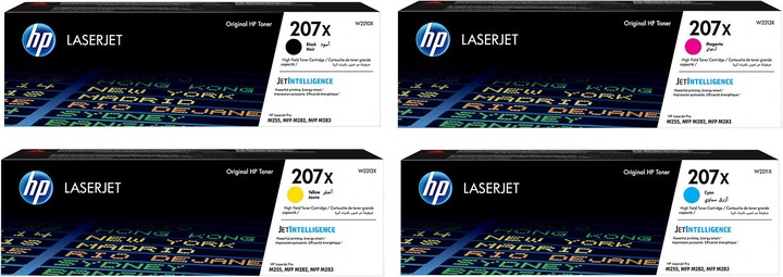 Actual product image HP 207X Set