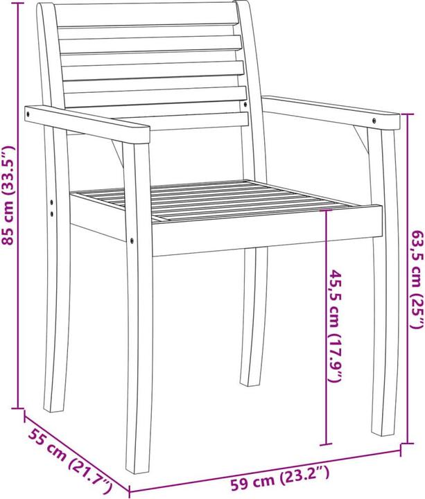 Immagine prodotto vidaXL Gartenstuhl