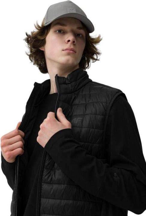 Produktbild 4F Herren Daunenweste Deep Black 4FSS23TDJAM082 20S (M) (M)