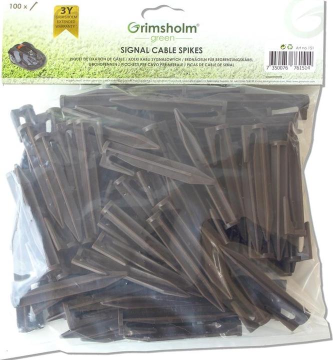 Actual product image Grimsholm Studs for wire contour robots 100 pcs (Mowing robot, Garden machinery spare parts)