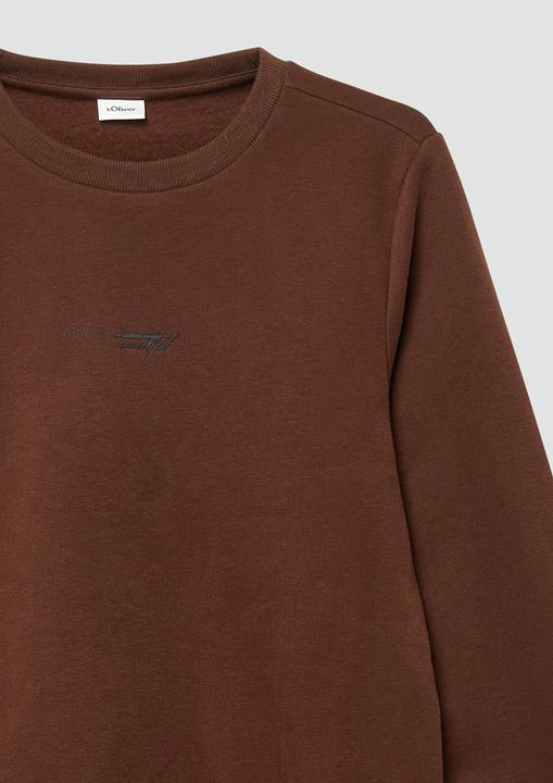 Produktbild s.Oliver Sweatshirt Sweatshirt mit Rücken- und Frontprint im Regular Fit (158, 164)