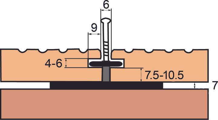 Productafbeelding Terrassensystem Houtverbinding KROKO (100x)