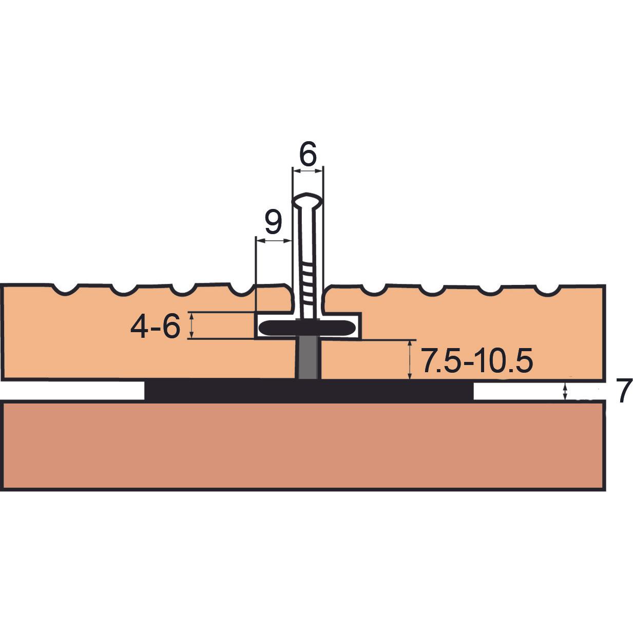Thumbnail - Terrassensystem, Gartenbodenbelag, Holzverbinder KROKO (100 x)