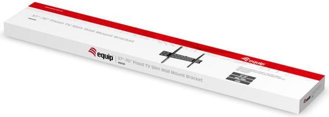 Produktbild equip Pro Fixed TV Wall Mount Bracket - Klammer für Flachbildschirm - Stahl - pulverbe (Wand, 55 kg, 32" - 55")