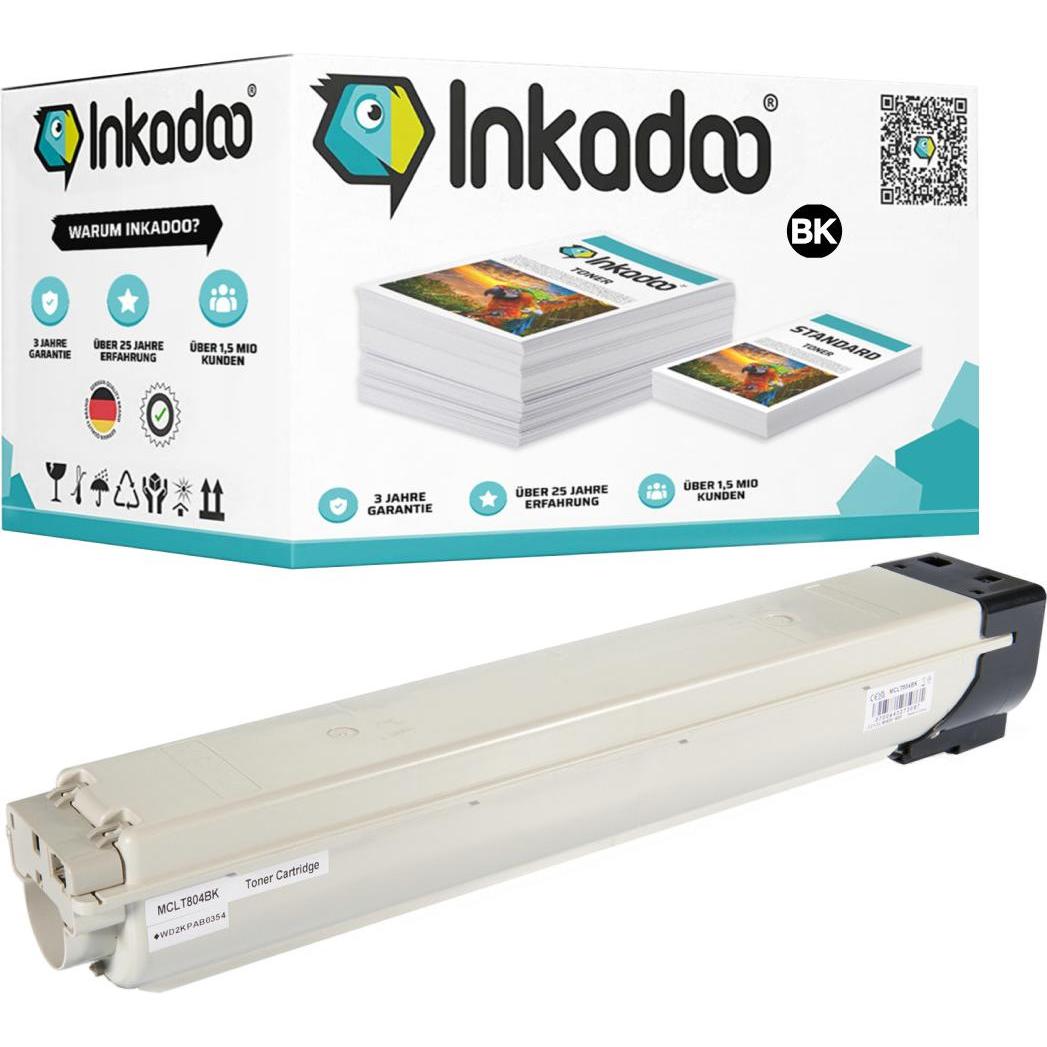 Inkadoo, Toner, Kompatibel Toner für Samsung CLT-804S/ELS / 804 Tonerkartusche (BK)