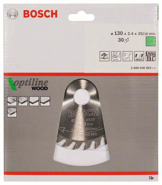 Produktbild Bosch Professional Zubehör PRO Wood Kreissägeblatt, 130 x 2.4 x 20 mm
