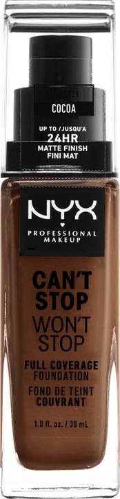 Immagine prodotto NYX Professional Make-Up Can't Stop Won't Stop (21 Cacao)