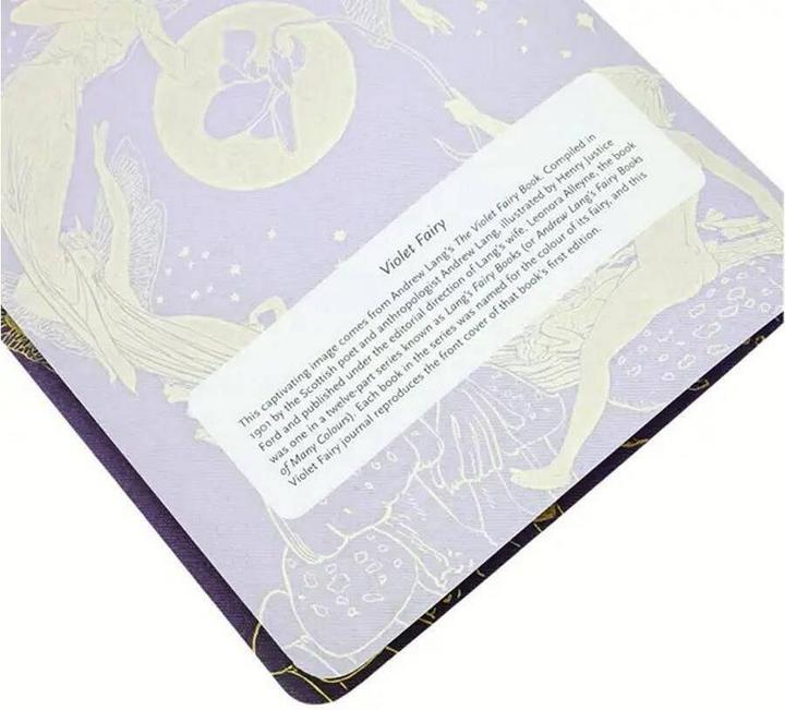 Actual product image Paperblanks Notebook Lang's Fairy Books A5, lined, gold / purple (A5, Lined, Soft cover)