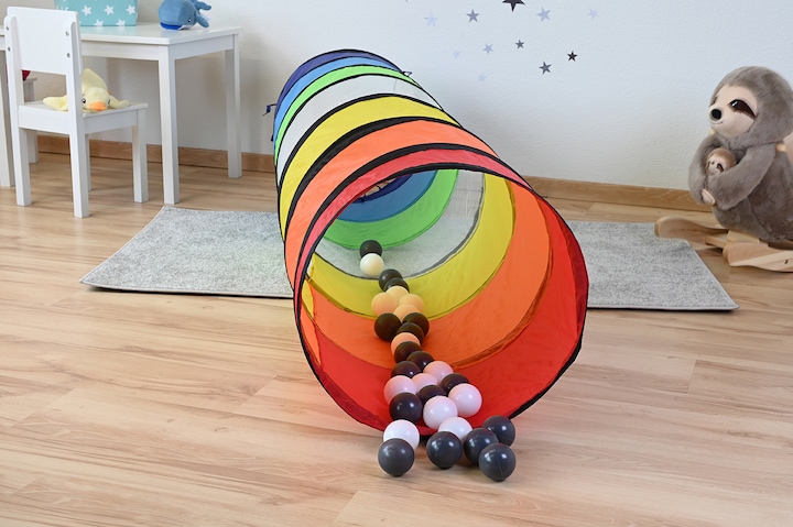 Produktbild Knorrtoys Spieltunnel "Bunt"