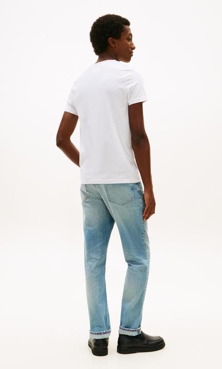 Actual product image Tommy Hilfiger Crew Neck T-Shirt Slim Fit White (L)