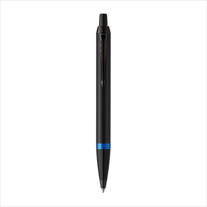 Produktbild Parker Pen PARKER Kugelschreiber IM Vibrant Rings Blue PVD M Schwarz Geschenkbox (Schwarz)