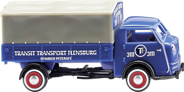 Produktbild Wiking 033509 H0 Tempo Matador Hochpritsche Transit Transport Flensburg