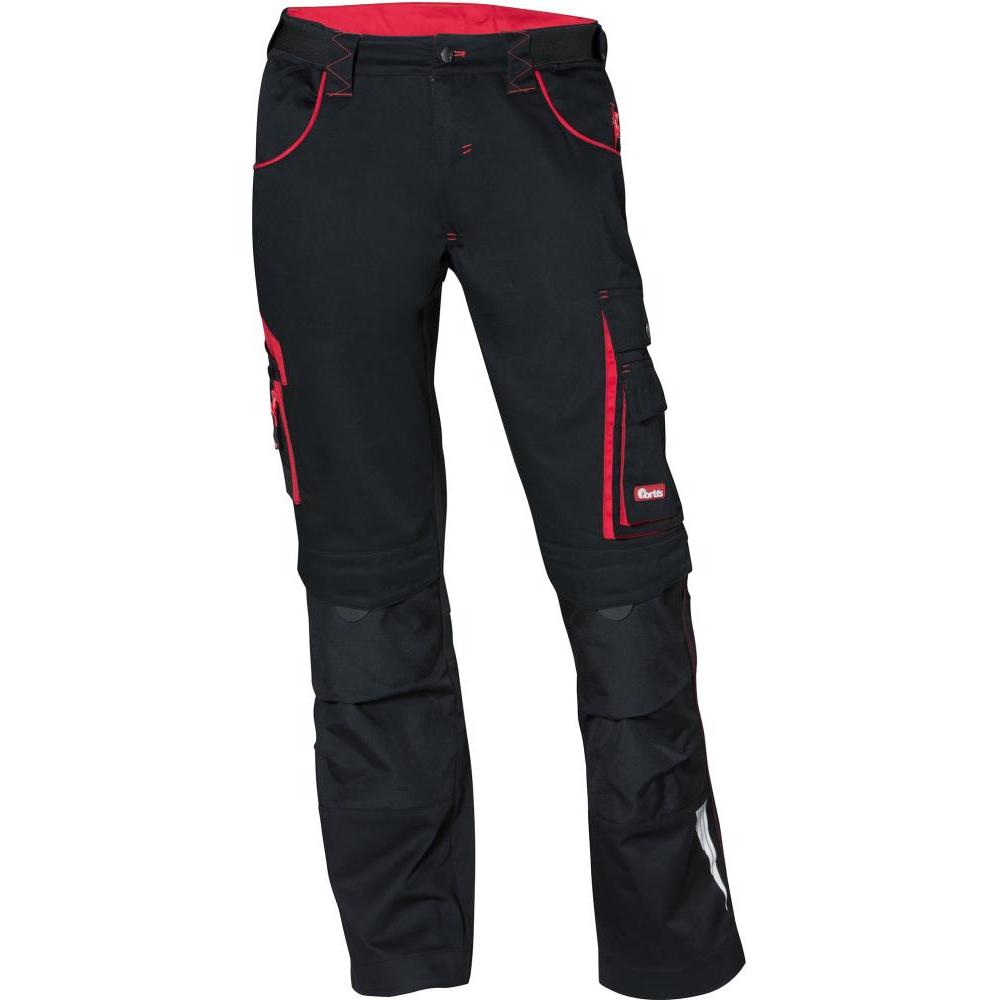 Magni, Arbeitshose, FORTIS Herren Bundhose/Arbeitshose 24 schwarz/rot Gr.30 (30)
