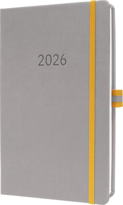SIGEL J6805 Wochenkalender Jolie 2026, ca. A5, braun, flieder, rosé