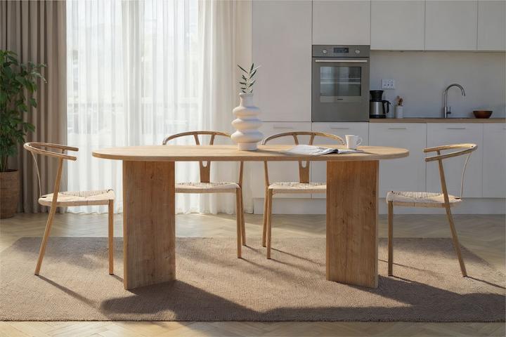 Actual product image Skye Decor Sablin Dining Table (180 x 75 x 90 cm)