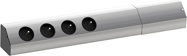 Actual product image Bachmann CASIA socket strip, 4-way, UTE (4 x, CEE 7/5, 2 m)