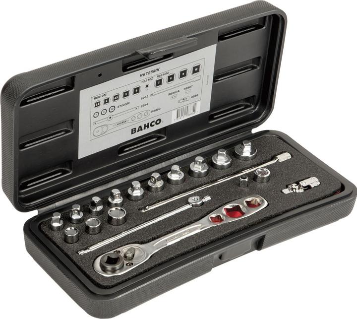 Image du produit Bahco Jeu d'outils pour la réfrigération 1/4. métrique. 19-T (1/4")