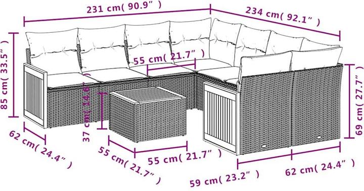 Produktbild vidaXL Alvin