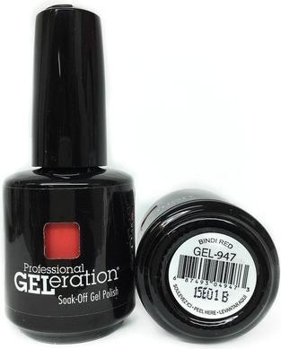 Image du produit Jessica Cosmetics GELeration Bindi Vernis à ongles en gel rouge (GEL-947 Bindi Rouge)