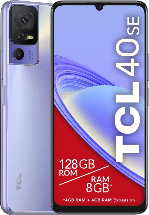 Alcatel TCL 40SE Twlight pourpre (128 Go, Twilight Purple Purple, 6.75", Double SIM, 50 Mpx, 4G)