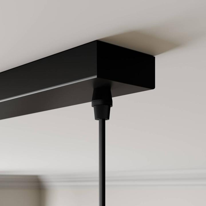 Produktbild Lindby Arina Pendelleuchte Black/Wood (E14, 400 lm)