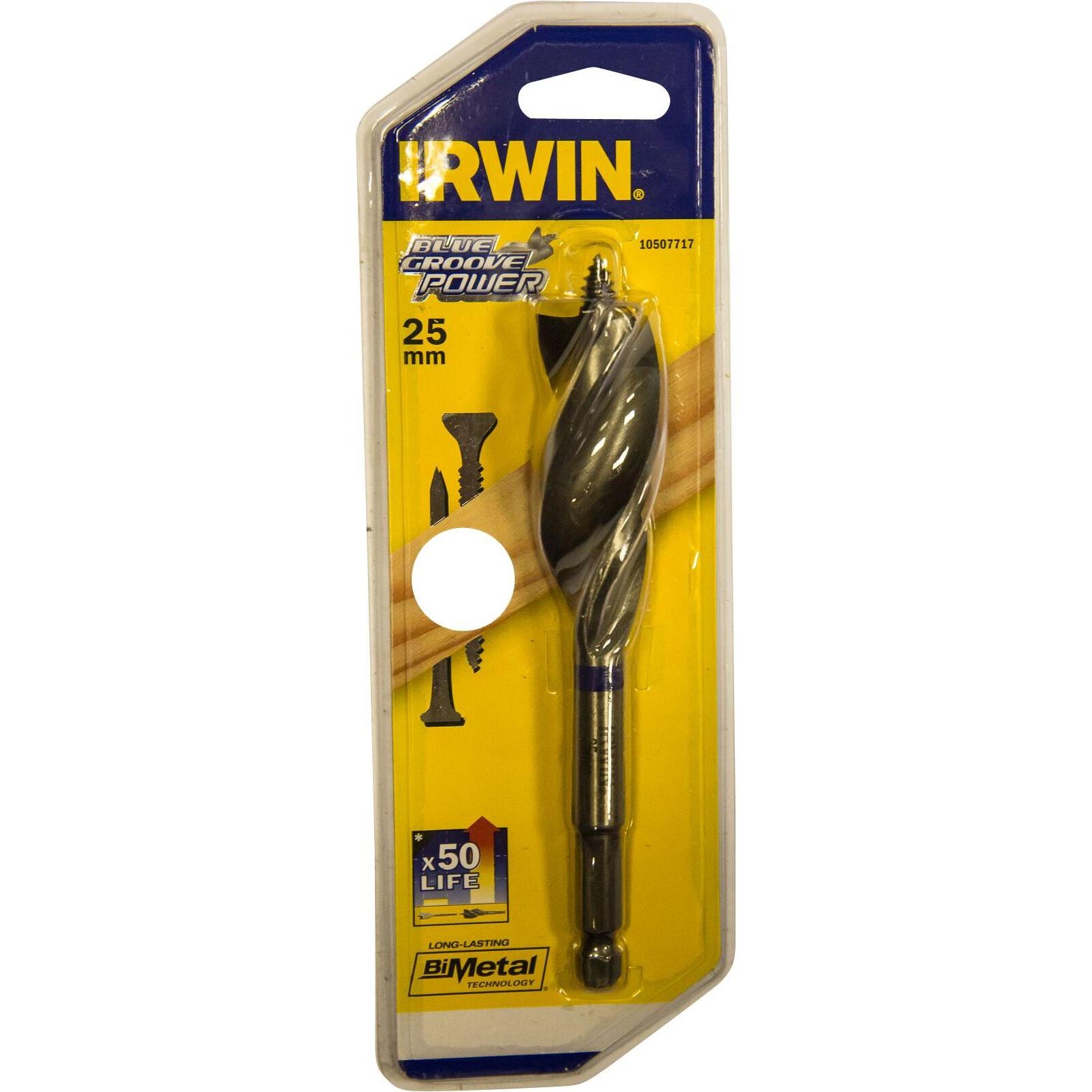 Irwin, Bohrereinsatz, Holzspiralbohrer (25 Millimeter)