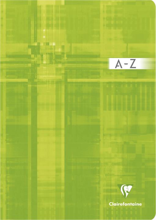 Produktbild Clairefontaine Notizheft mit Register A - Z (A4, Kariert, Weicher Einband)
