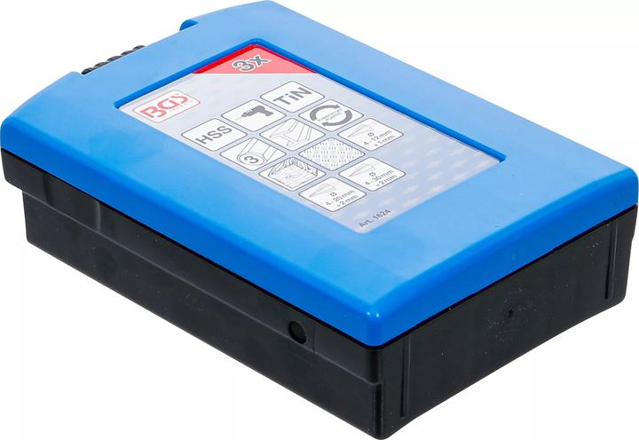 Image du produit BGS Jeu de forets étagés (4 mm, 5 mm, 7 mm, 8 mm, 9 mm, 10 mm, 11 mm, 12 mm, 14 mm, 16 mm, 18 mm, 20 mm, 22 mm, 24 mm, 26 mm, 28 cm, 30 mm)