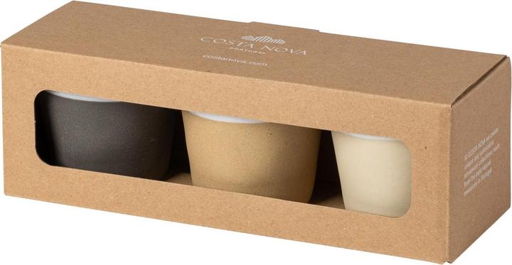 Costa Nova 3er Set Grespresso Geschenkbox Espressotasse 70ml multi (70 ml, 3x)