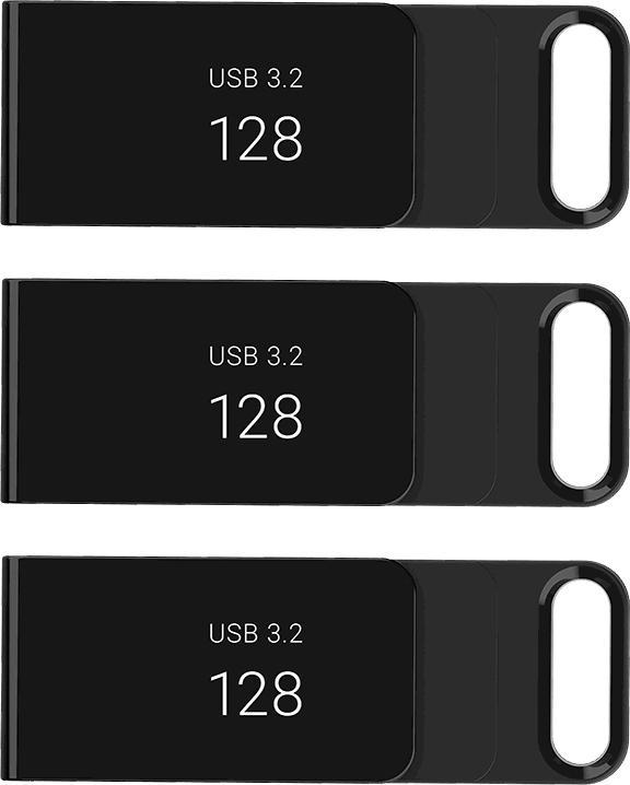 Actual product image PNY ELITE TYPE-C USB 3.2 128GB X3 (128 GB, USB-C)