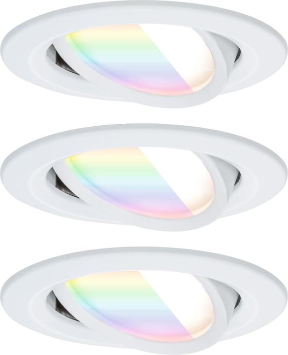 Produktbild Paulmann Einbauleuchte Nova Set Zigbee (500 lm)