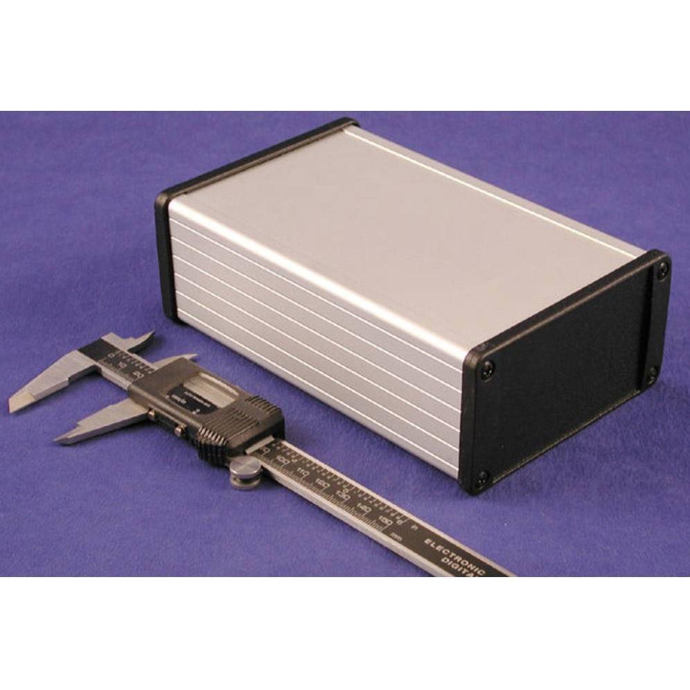 Hammond 1457N1602E Universal-Gehäuse 1 (Gehäuse), Elektronikzubehör + Gehäuse, Silber