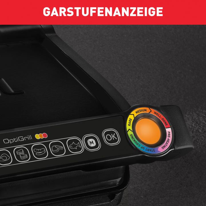 Productafbeelding Tefal Optigrill Zwart, Orignal 30x20 cm (CH stekker)