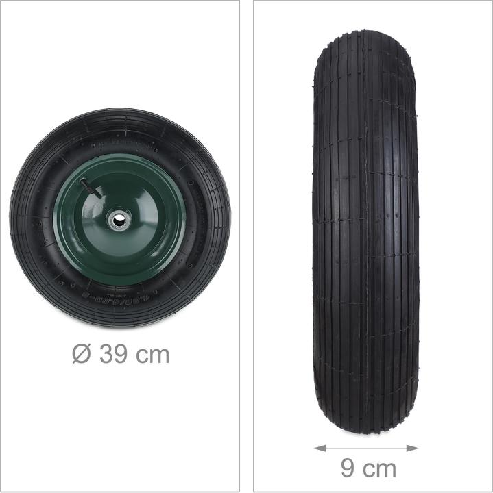 Image du produit Relaxdays Roue-de-brouette