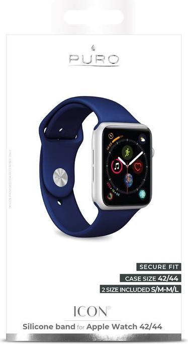 Actual product image Puro Icon 42-44mm (44 mm, Silicone)