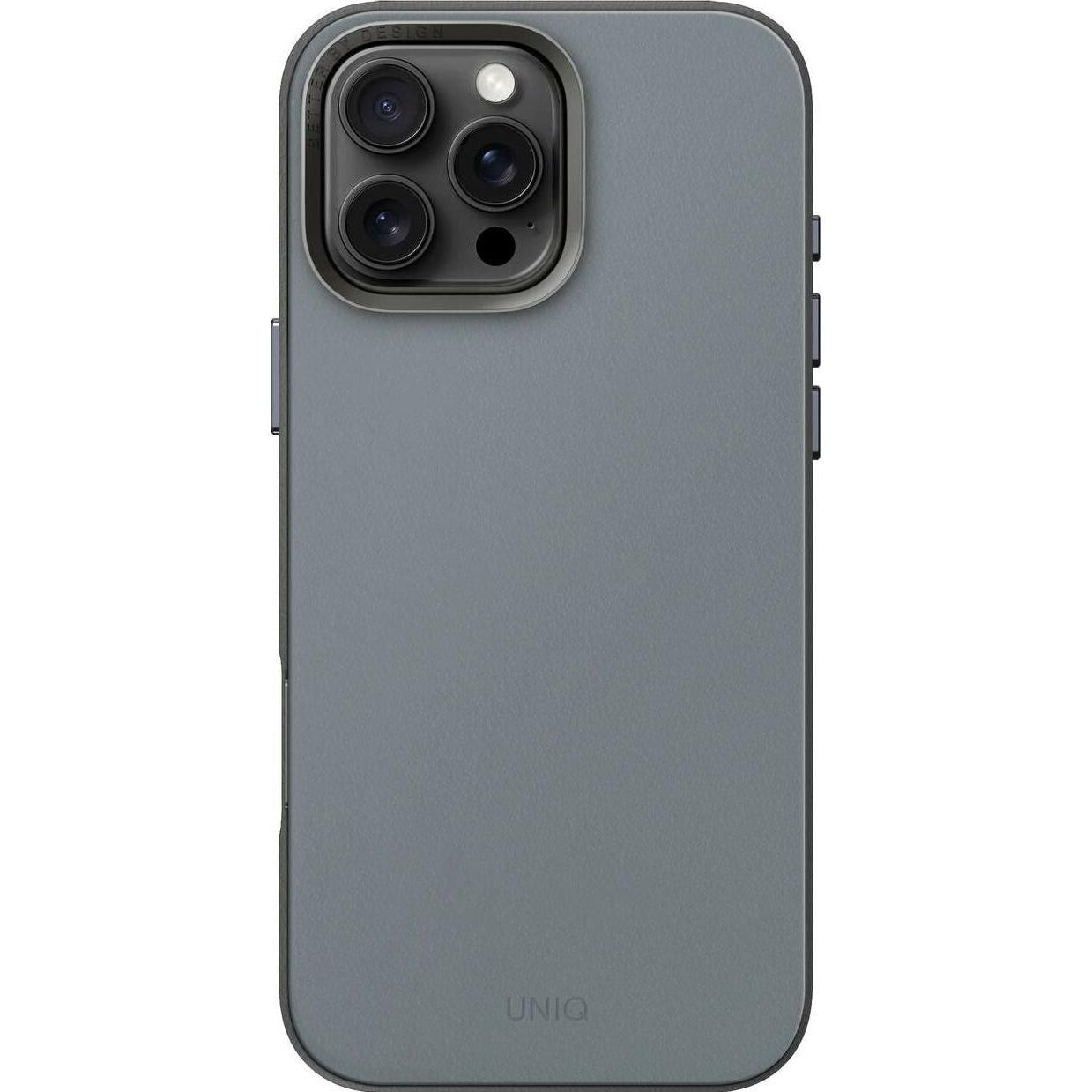 Uniq Lyden DS iPhone 16 Pro Max 6.9" Magclick Charging case blue-black/washed blue-black (Apple iPhone 16 Pro Max), Smar...
