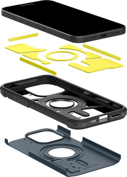 Image du produit Spigen Tough Armor MagSafe, ardoise métal - iPhone 15 Pro Max (Apple iPhone 15 Pro Max)