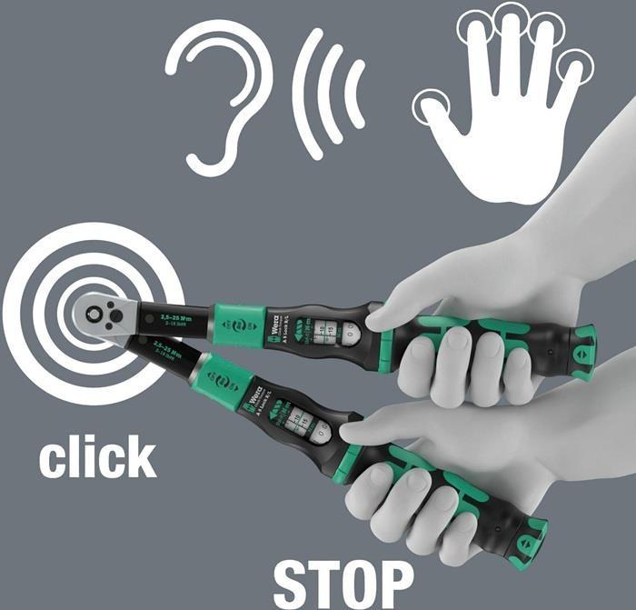 Productafbeelding Wera Click-Torque Lock A5 R/L (1/4", 2.50 Nm, 25 Nm)