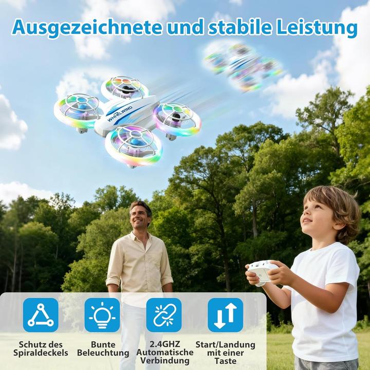 Produktbild Baldr AC09 Mini-Drohne für Kinder mit LED-Lichtern
