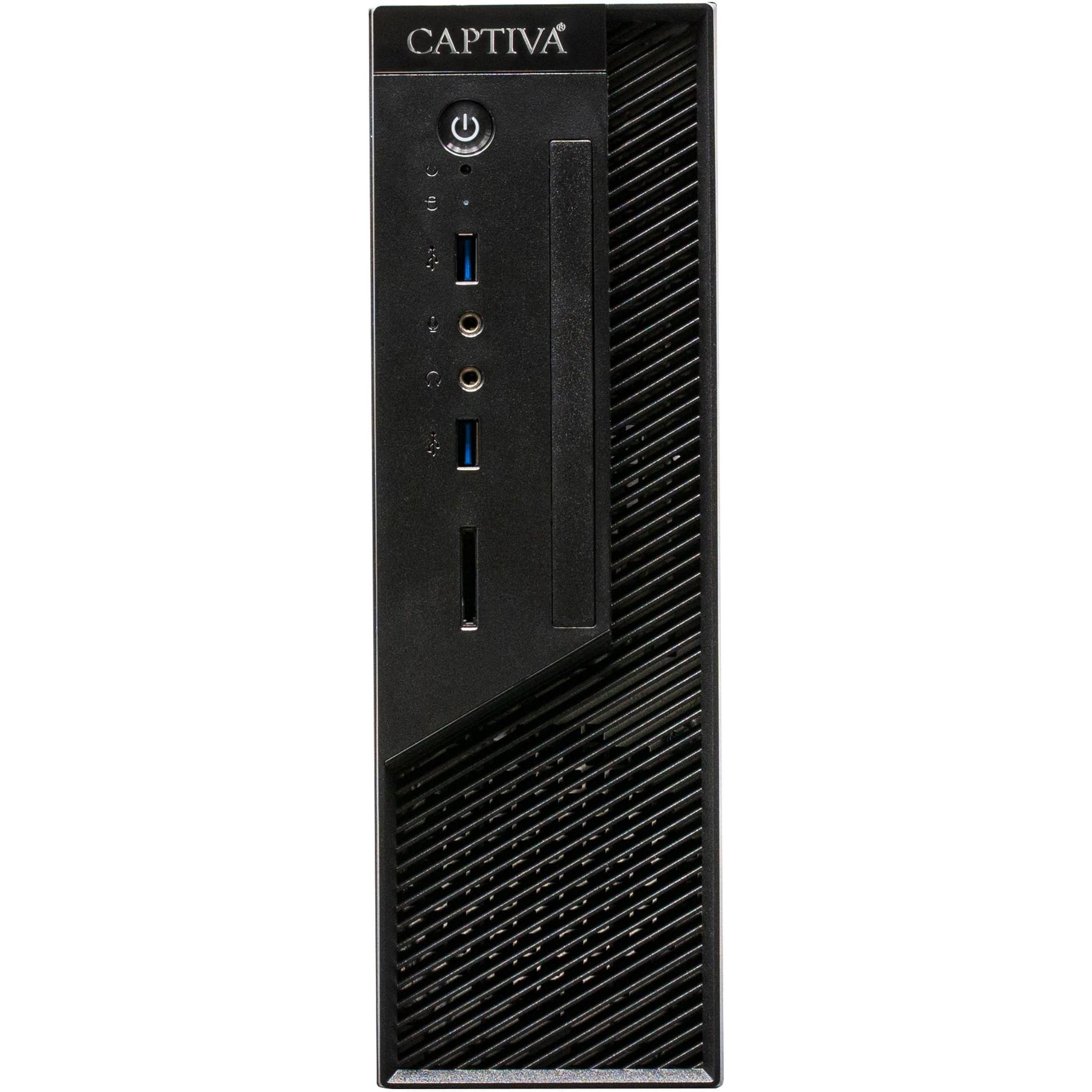 Thumbnail - Captiva Workstation I73-132 Core i5 UHD Graphics (Intel Core i5-12400T, 16 GB, 500 GB, UHD Graphics 730), PC, Schwarz
