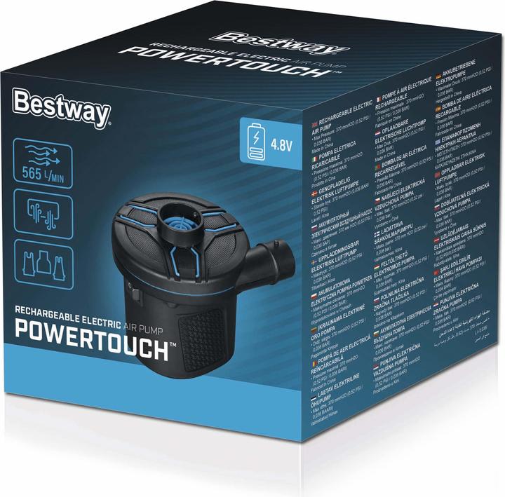 Actual product image Bestway PowerTouch™ akkubetriebene Elektropumpe 565 l/min