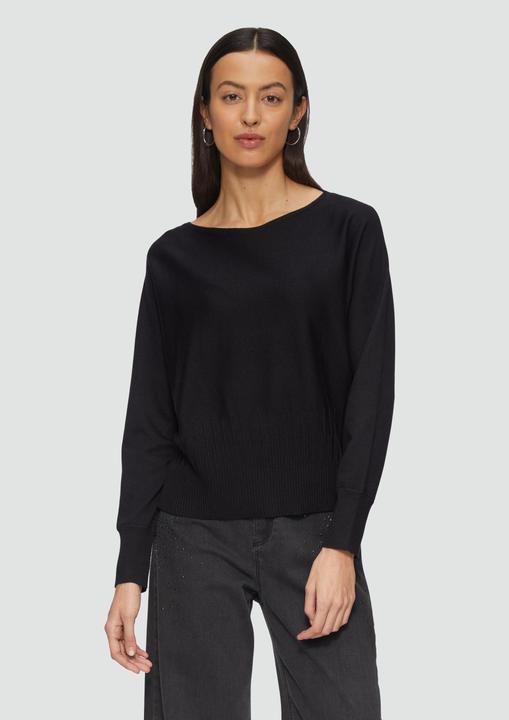 Produktbild s.Oliver Strickpullover Strickpullover mit Strukturmuster am Saum (40)