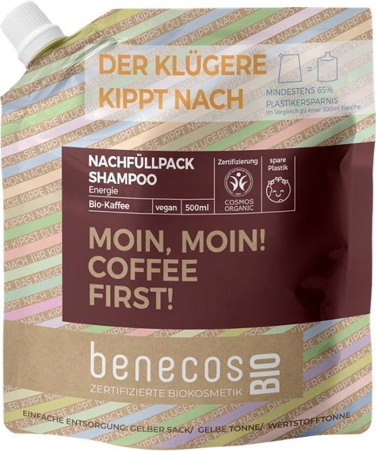 Benecos NF Coffein Shampoo (500 ml, Flüssiges Shampoo)